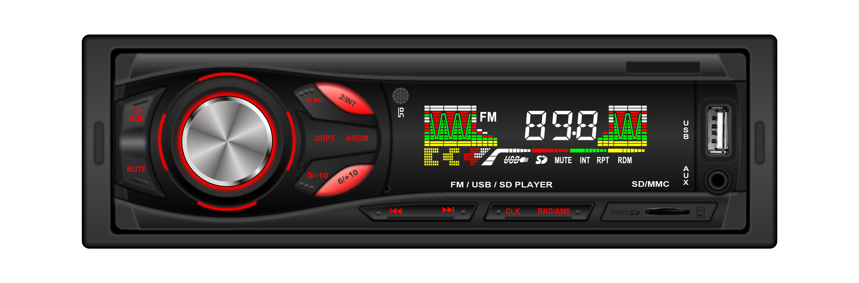 Car player panel